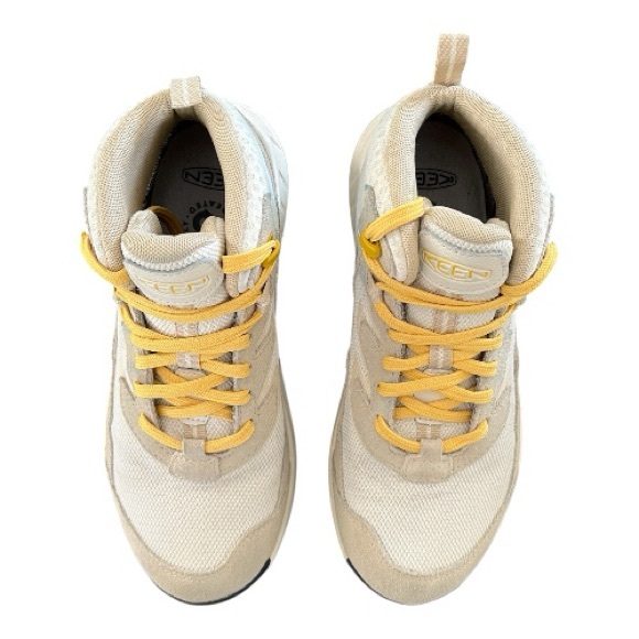 KEEN Hightrail Waterproof Mid All Terrain White Hiking Sneaker Boot Womens 7 - Picture 6 of 12